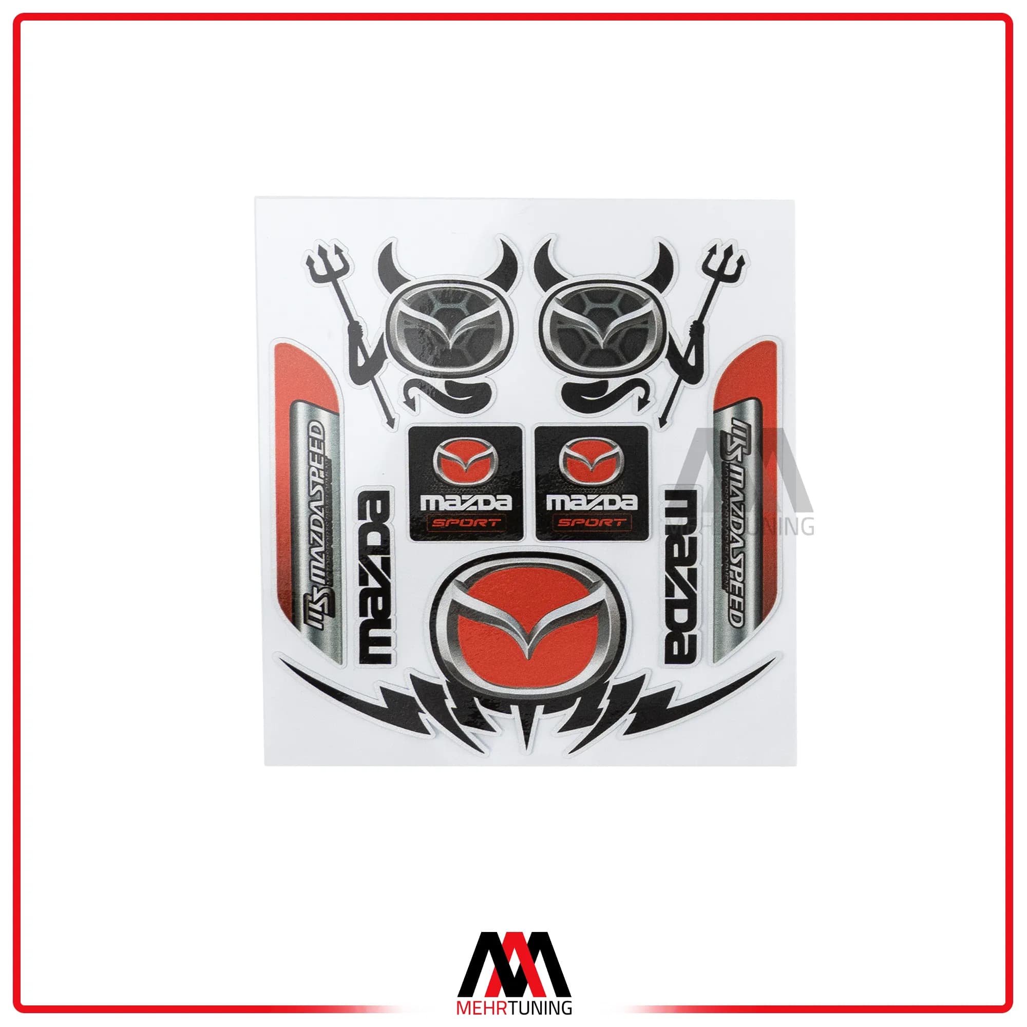 استیکر ماشین طرح MAZDA کد 02
