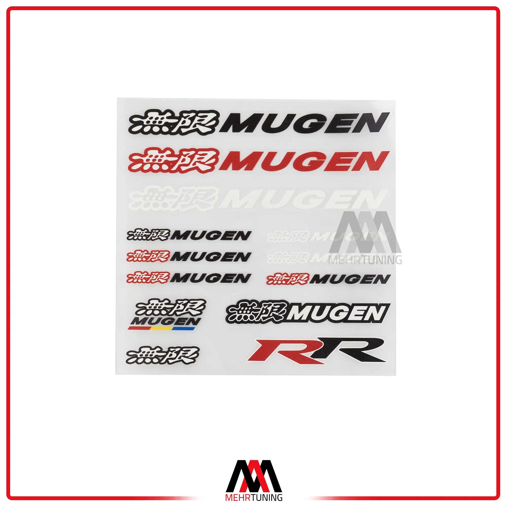 برچسب ماشین طرح Mugen
