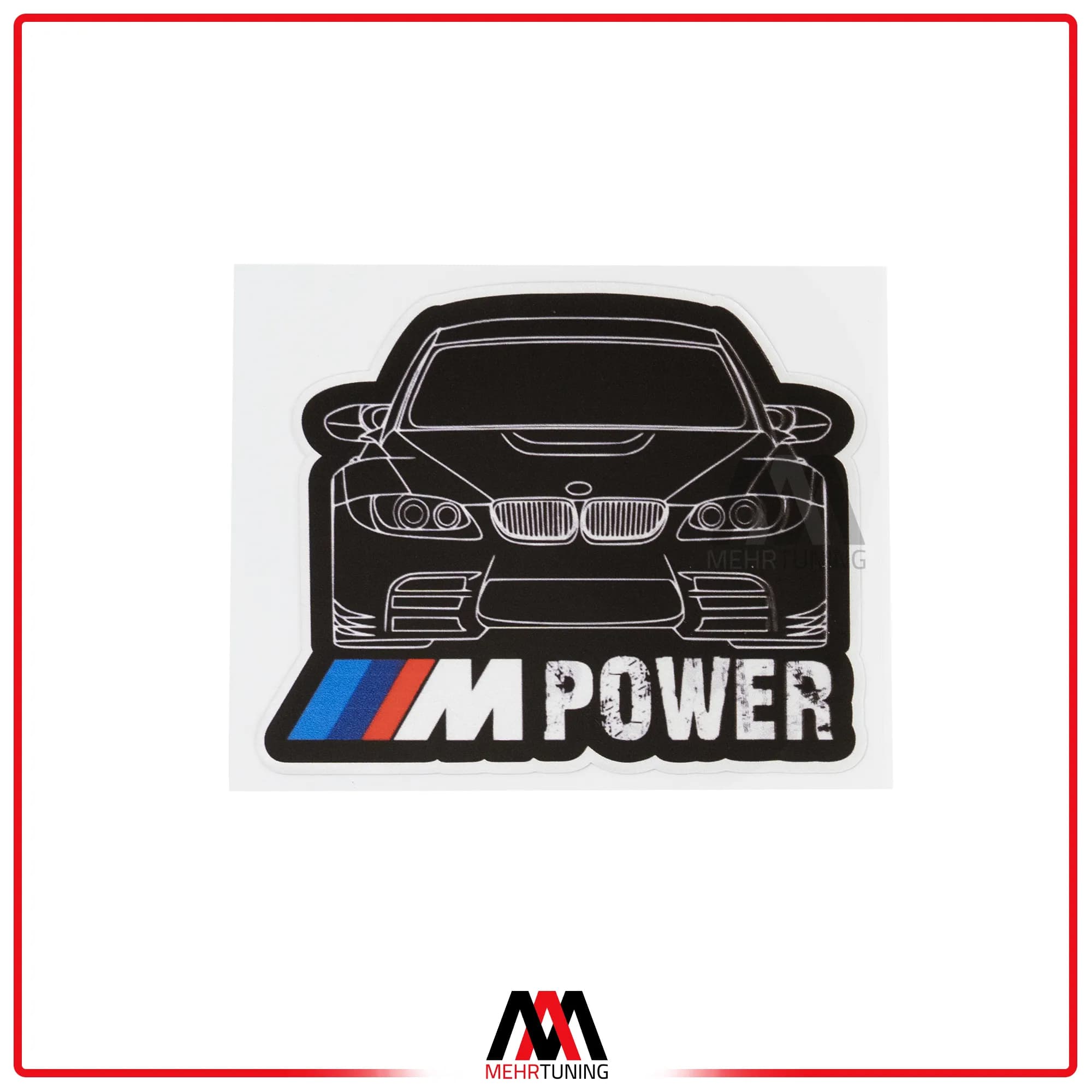 برچسب ماشین طرح M Power کد 02