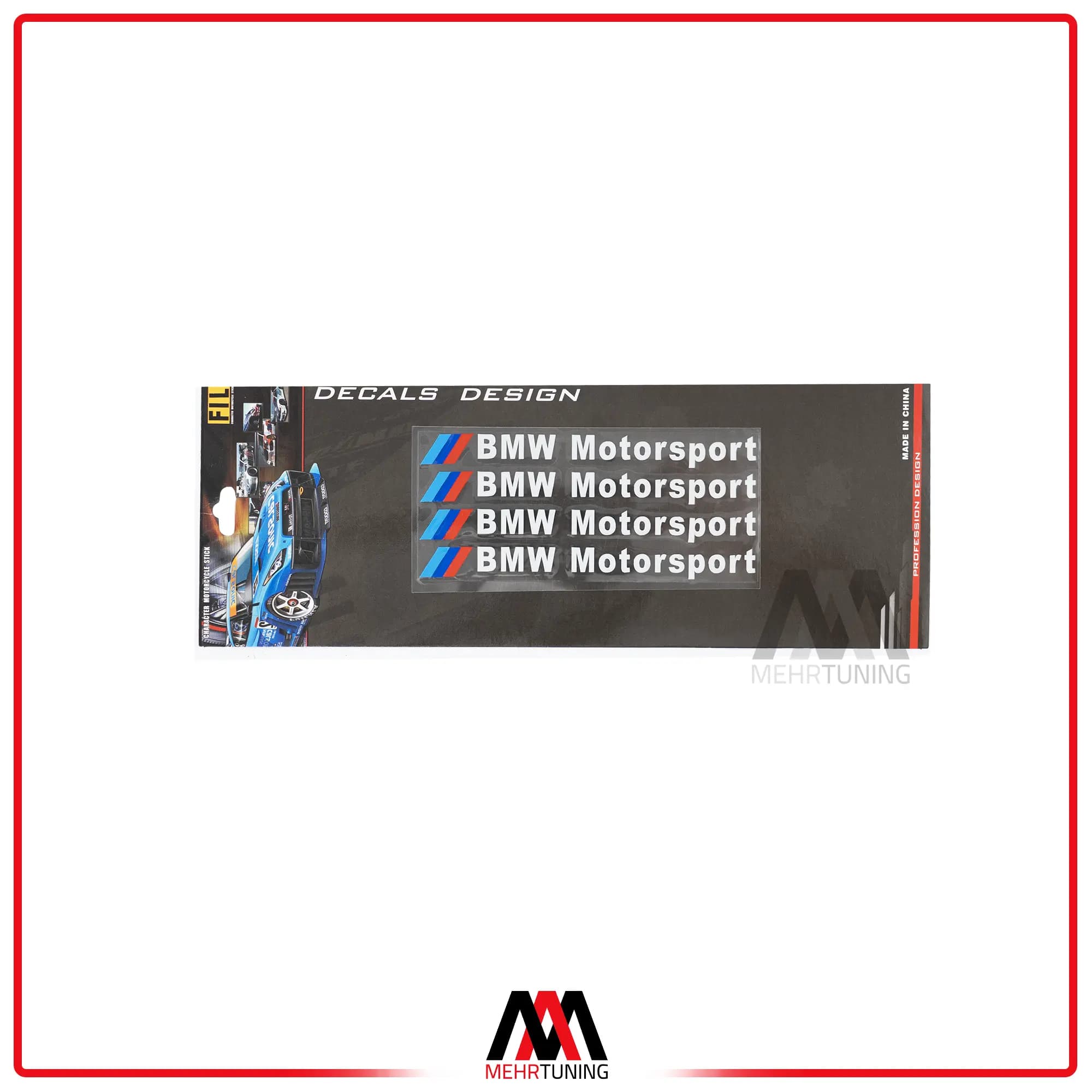 برچسب ماشین طرح BMW Motorsport کد 06