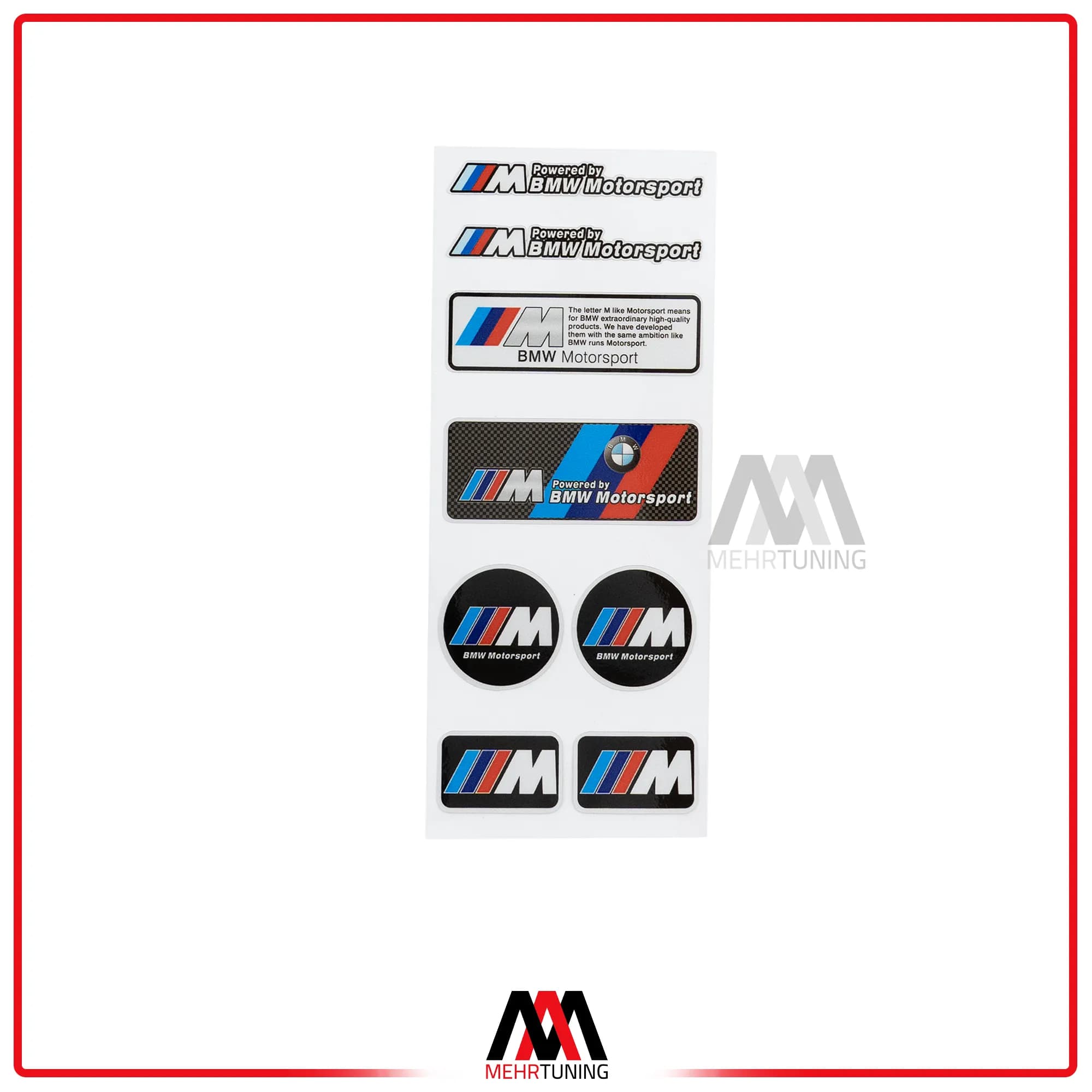 برچسب ماشین طرح BMW Motorsport کد 03