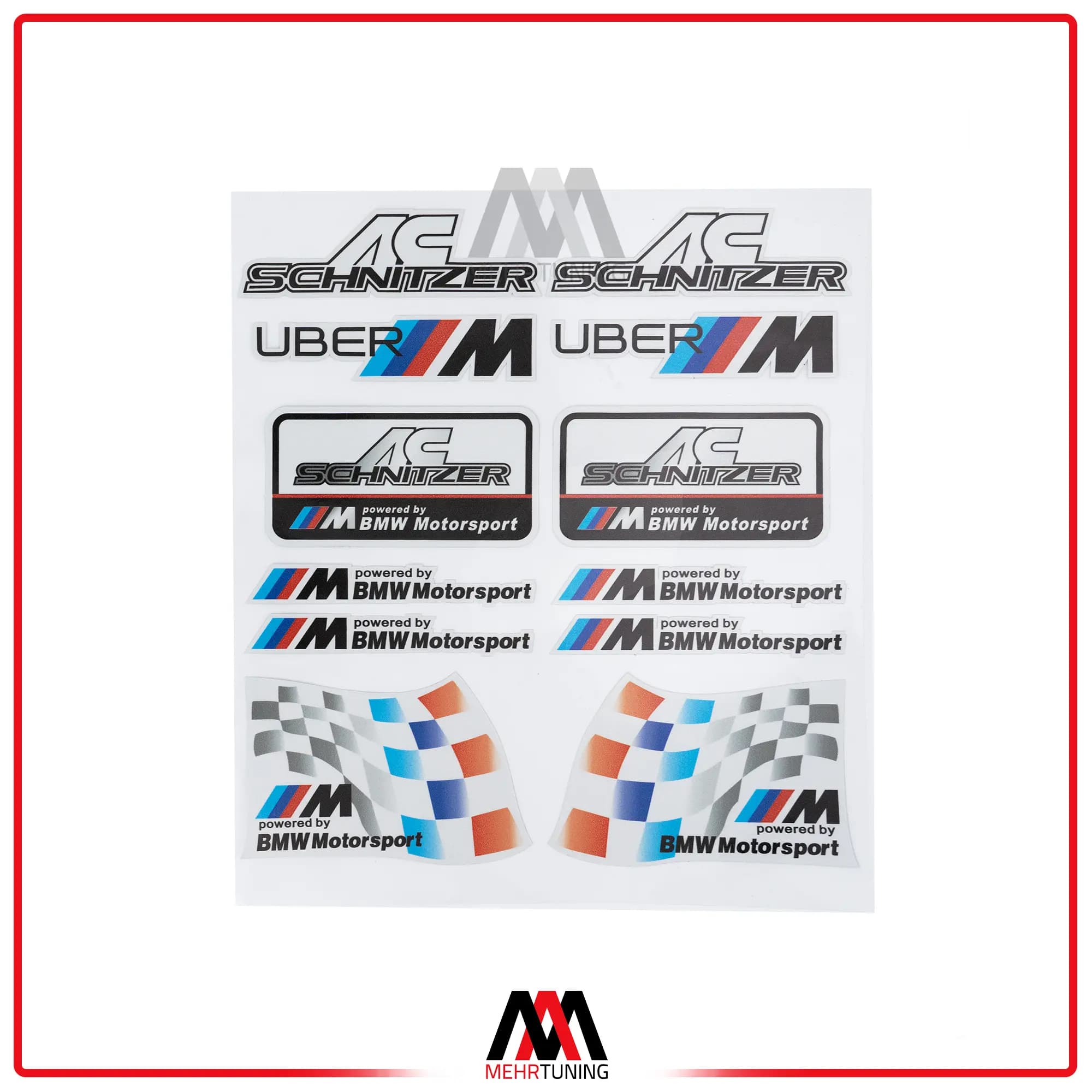 برچسب ماشین طرح BMW Motorsport کد 02