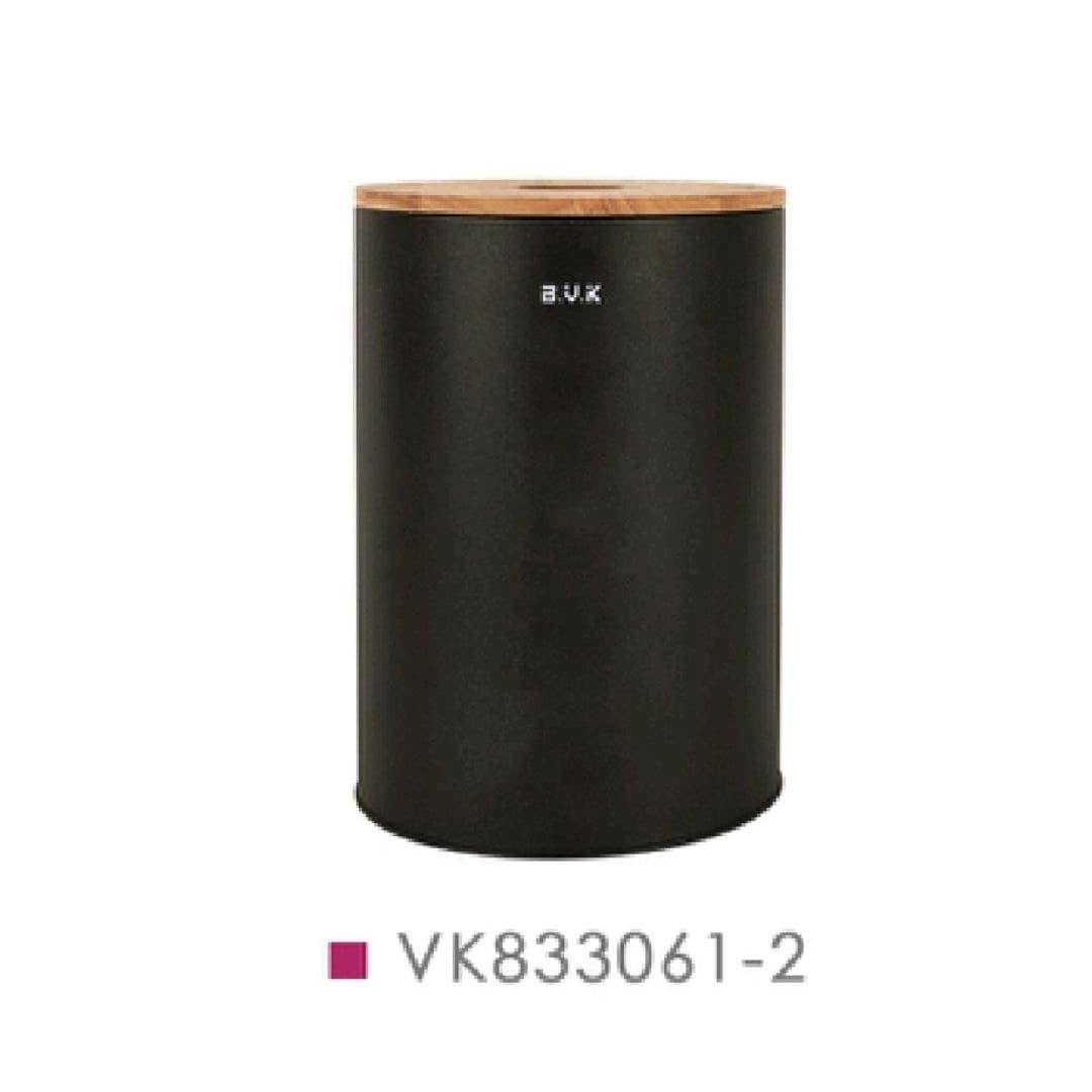 سطل برنج BVK بی وی کی درب بامبو مشکی کد VK833061-2