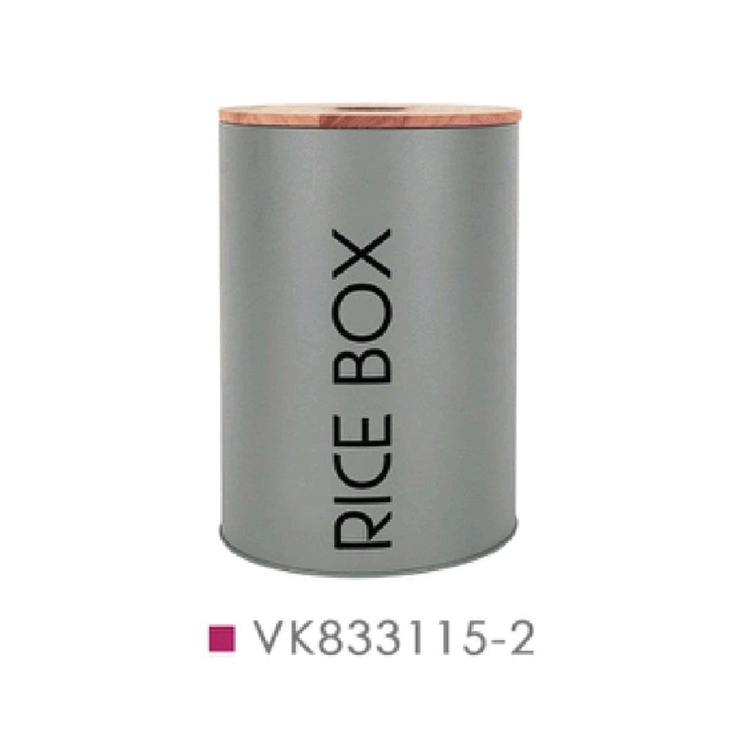 سطل برنج BVK بی وی کی درب بامبو طوسی کد VK833115-2 — تصویر ۲