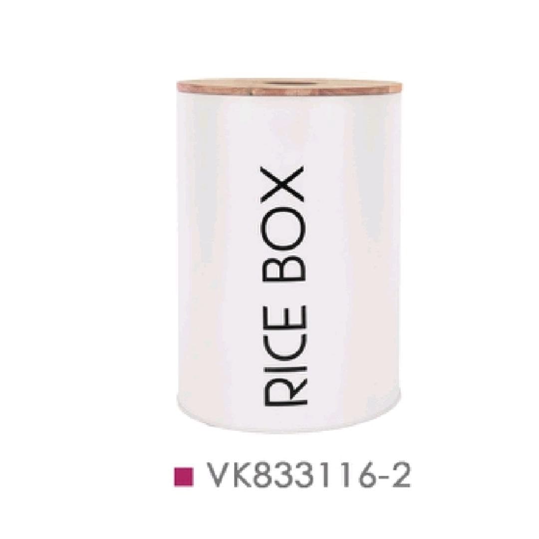 سطل برنج BVK بی وی کی درب بامبو سفید کد VK833116-2