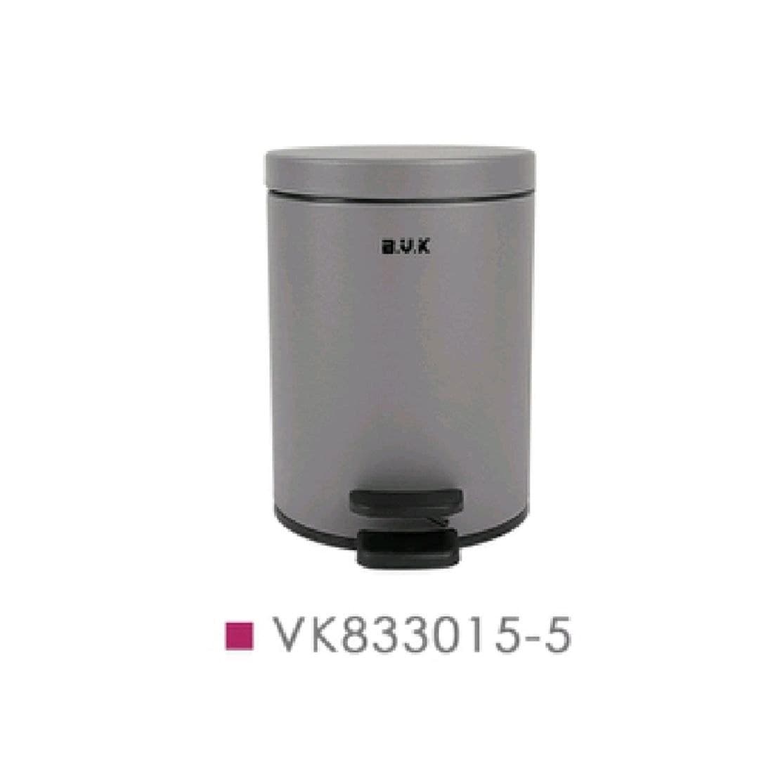 سطل زباله BVK بی وی کی 5 لیتر طوسی کد VK833015-5