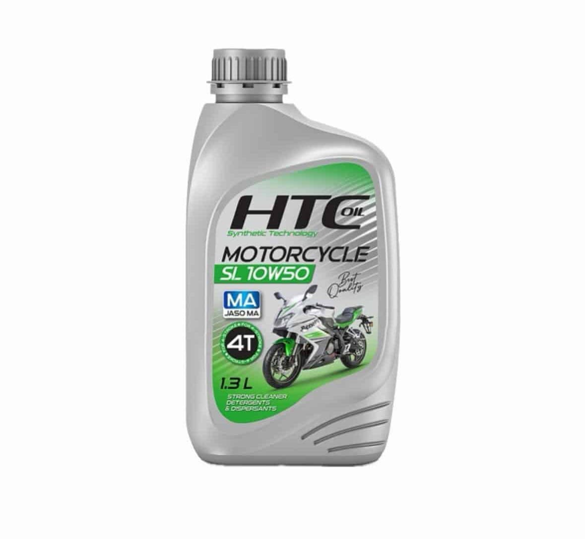 روغن موتور اچ تی سی (HTC) 10W-50 JASO MA حجم 1.3 لیتر