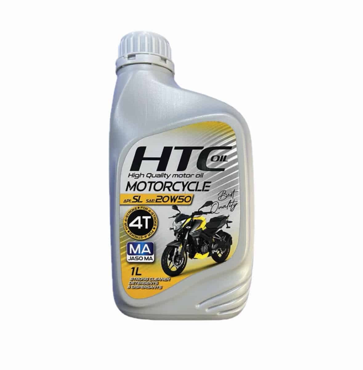 روغن موتور اچ تی سی (HTC) 20W-50 JASO MA حجم 1 لیتر