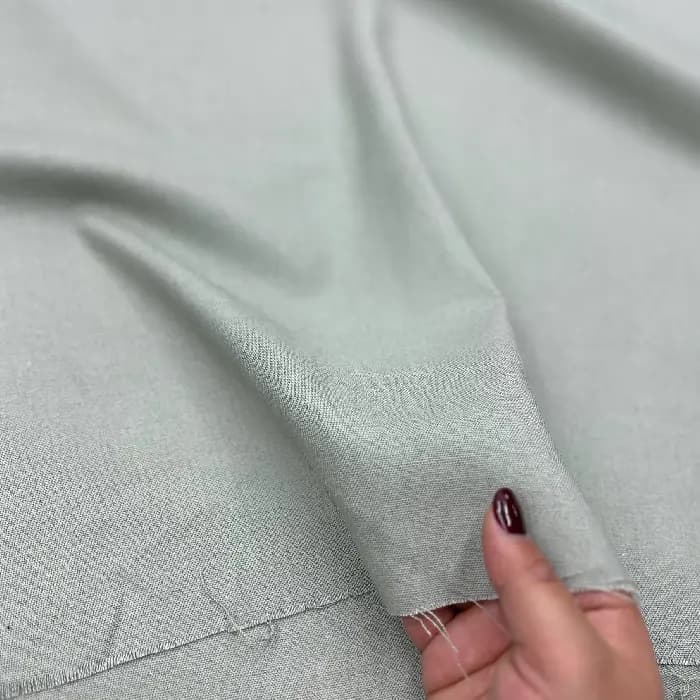 پارچه لینن رنگ سبز پاستلی — تصویر ۲