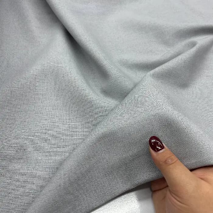 پارچه لینن رنگ طوسی روشن — تصویر ۳