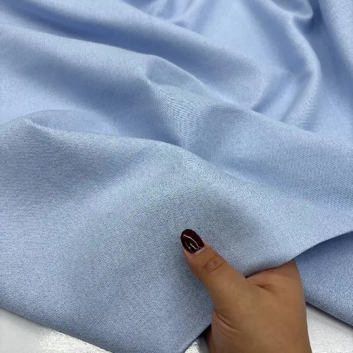 پارچه لینن رنگ آبی پاستلی — تصویر ۴
