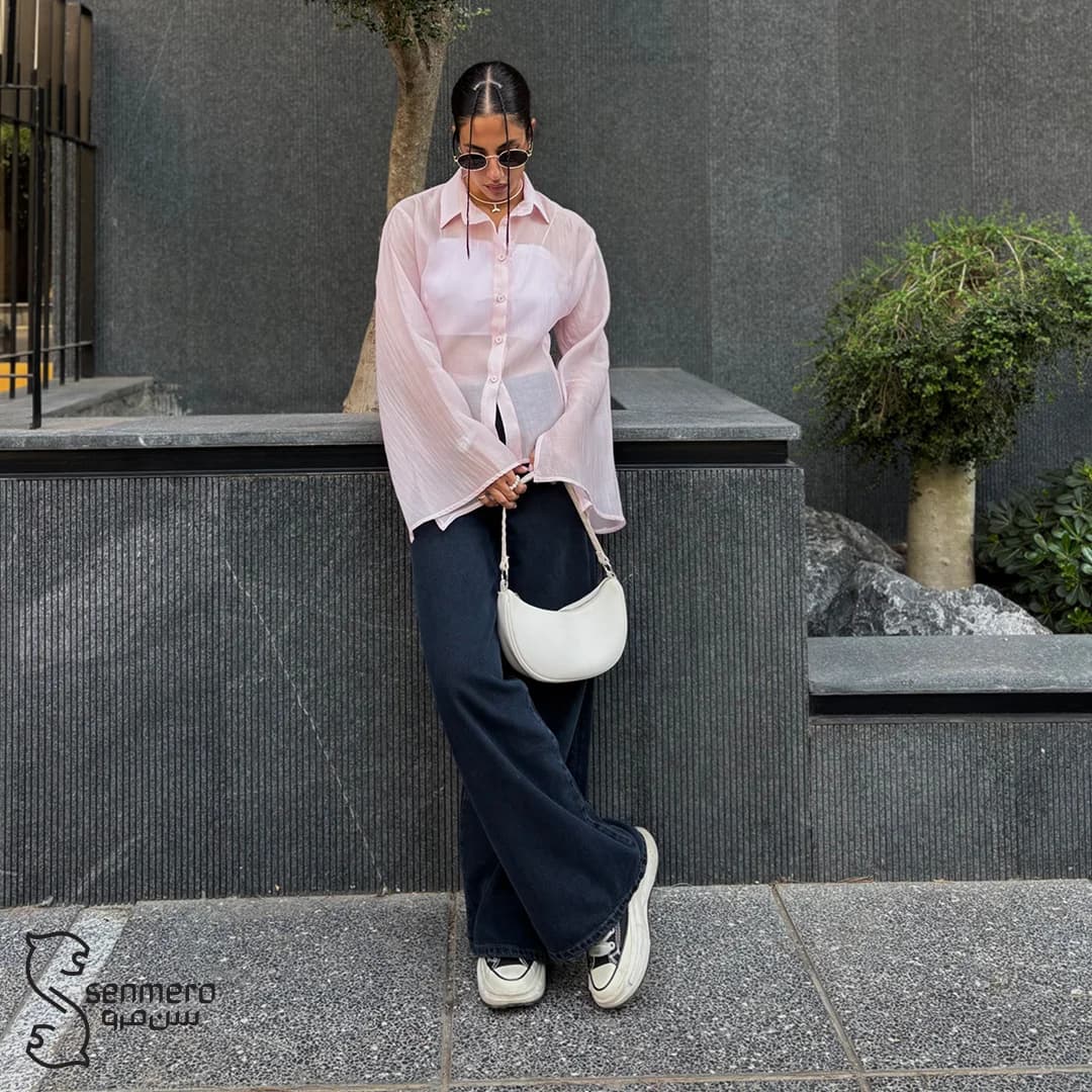 شومیز پشت گره ای کتی — تصویر ۷