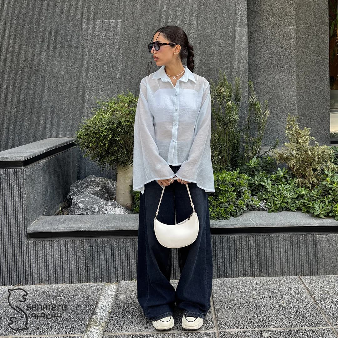 شومیز پشت گره ای کتی — تصویر ۵