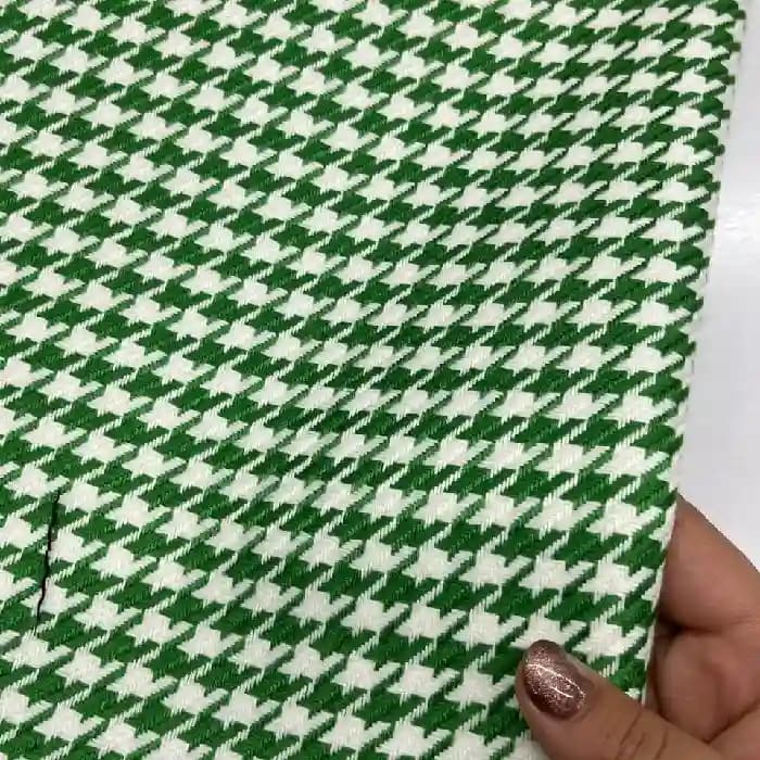 کشمیر پیچازی رنگ سبز و سفید — تصویر ۴