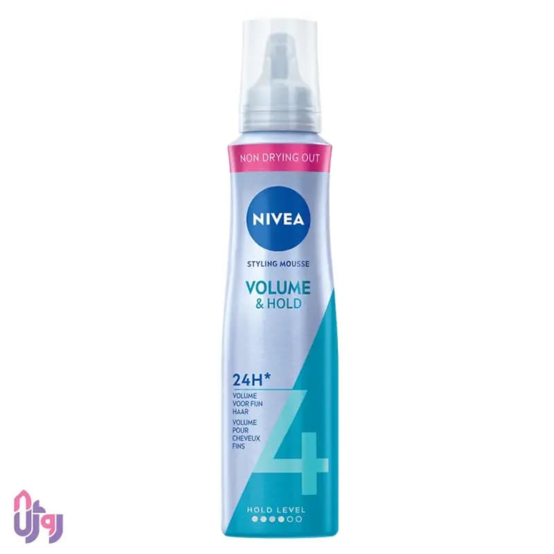 حالت‌دهنده مو نیوآ NIVEA مدل موس حجم‌دهنده و حالت‌دهنده مو Volume & Hold حجم 150 میل — تصویر ۶