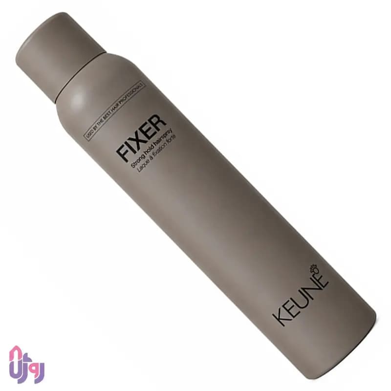 اسپری مو کئون KEUNE مدل استایل فیکسر Style Fixer فیکس کننده مو با قابلیت نگهدارندگی بالا Strong Hold حجم 300 میل — تصویر ۲