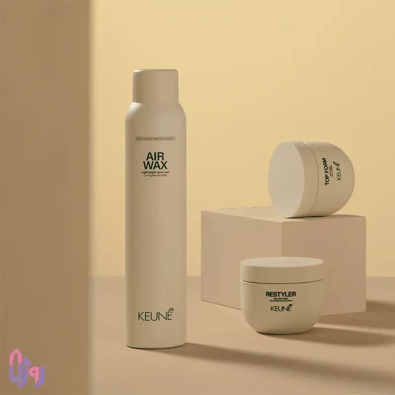 اسپری مو کئون KEUNE مدل واکس اسپری سبک ضدوز Style Air Wax حجم 200 میل — تصویر ۷