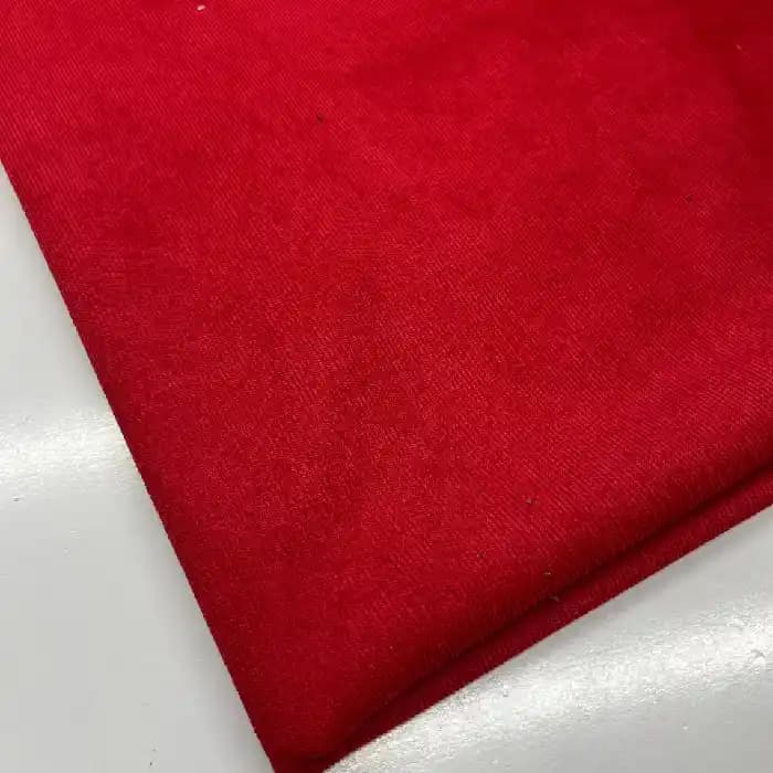 ‎مخمل کبریتی ریز رنگ قرمز دونه اناری — تصویر ۲