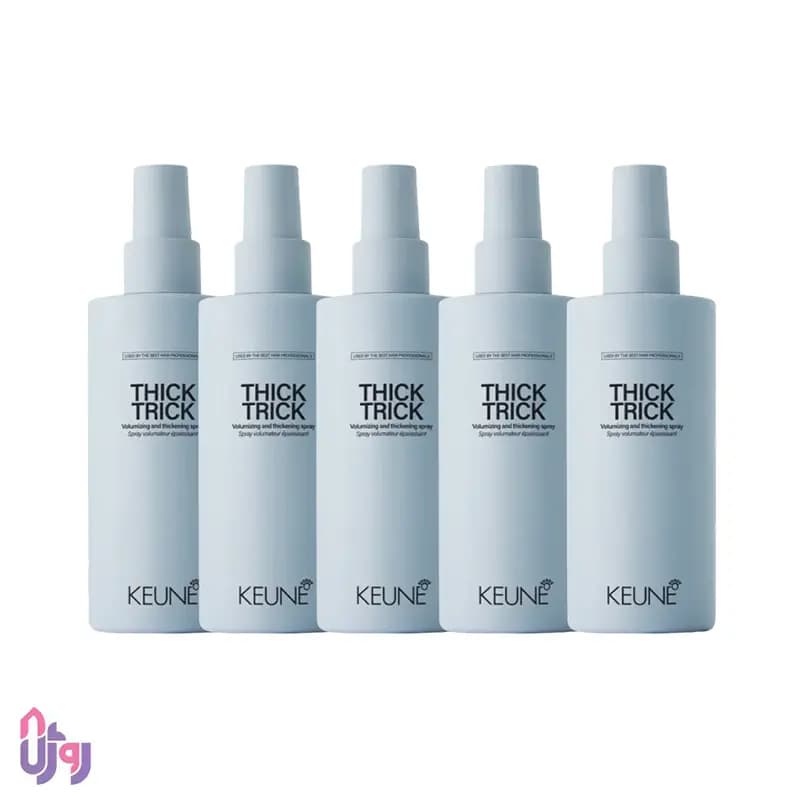 اسپری حجم‌دهنده و ضخیم‌کننده مو کئون KEUNE مدل تیک تریک Thick Trick حجم 200 میلی‌لیتر — تصویر ۴
