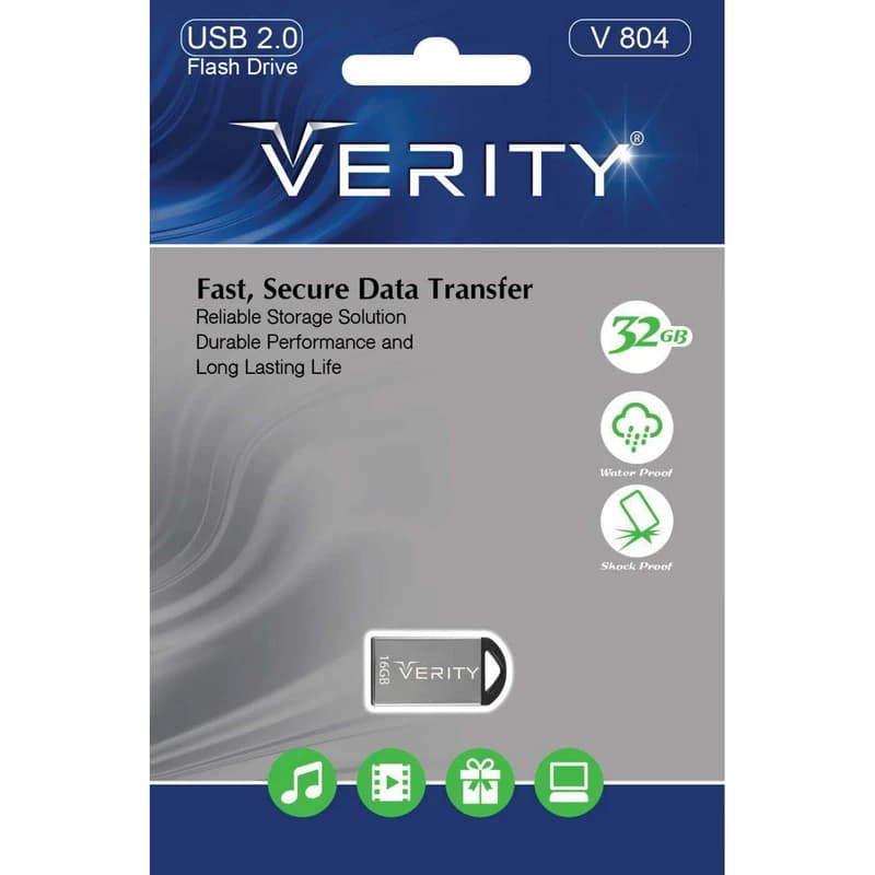 فلش مموری Verity مدل V804 با ظرفیت 32 گیگابایت — تصویر ۲