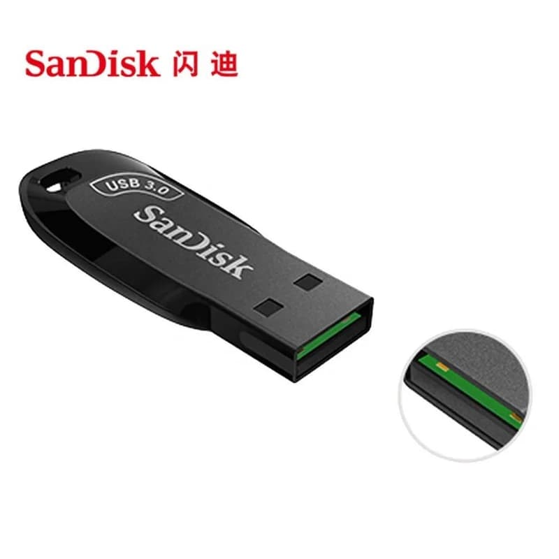 فلش مموری SanDisk Ultra Shift 64GB | رمزگذاری فایل — تصویر ۴