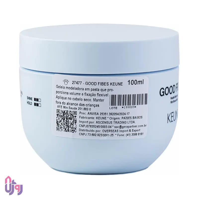 حالت‌دهنده مو کئون KEUNE مدل خمیر فیبری منعطف گود فیبس Good Fibes Flexible Fiber Paste حجم 100 میلی‌لیتر — تصویر ۵