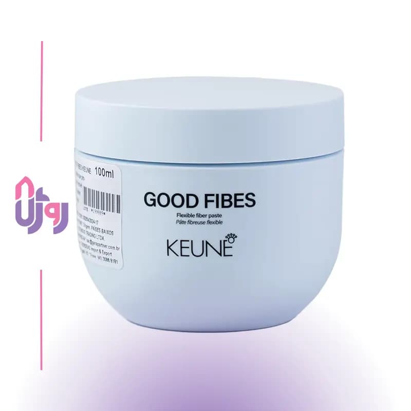 حالت‌دهنده مو کئون KEUNE مدل خمیر فیبری منعطف گود فیبس Good Fibes Flexible Fiber Paste حجم 100 میلی‌لیتر