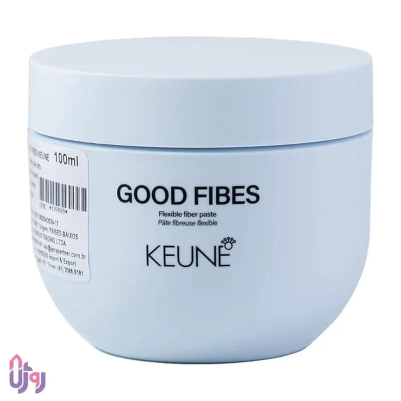 حالت‌دهنده مو کئون KEUNE مدل خمیر فیبری منعطف گود فیبس Good Fibes Flexible Fiber Paste حجم 100 میلی‌لیتر — تصویر ۴