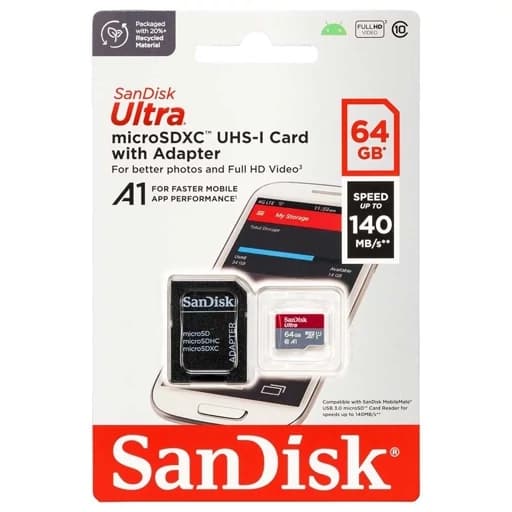 کارت حافظه SanDisk microSDXC 64GB – سرعت تا 140MB/s | خرید و بررسی — تصویر ۴