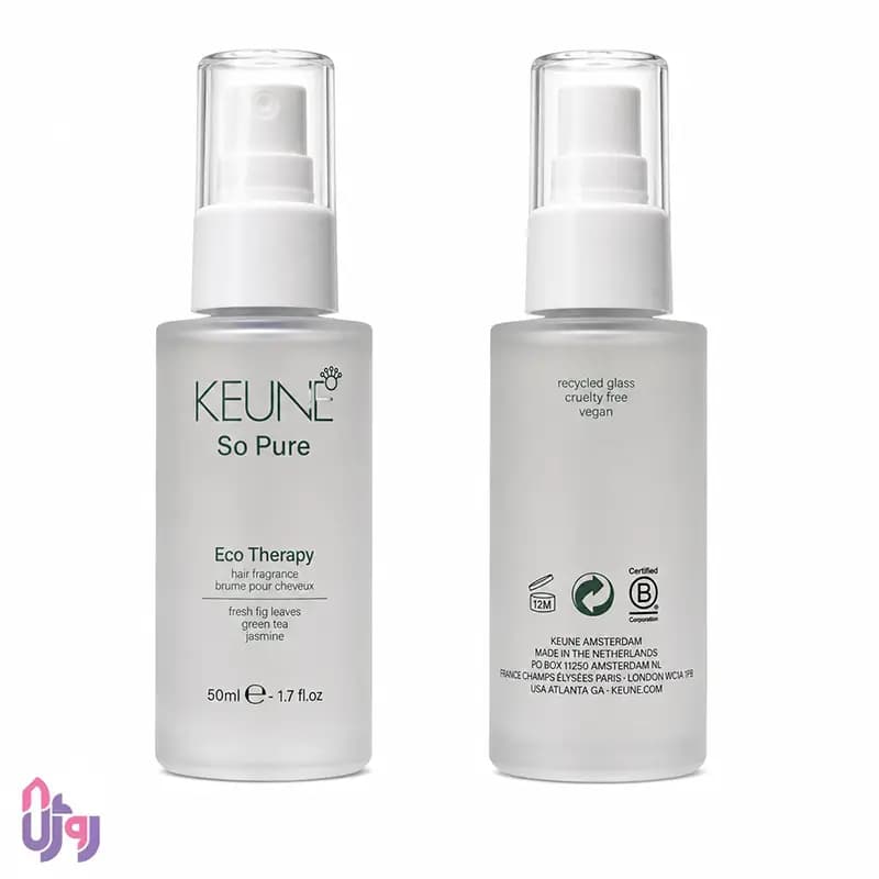 عطر مو کئون KEUNE مدل So Pure Eco Therapy Hair Fragrance حجم 50 میلی‌لیتر — تصویر ۳