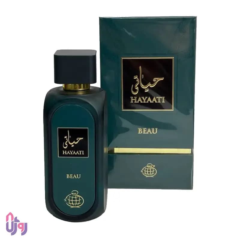 عطر ادوپرفیوم مردانه فراگرنس ورد Fragrance World مدل حیاتی بیو Hayaati Beau حجم 100 میلی‌لیتر — تصویر ۵