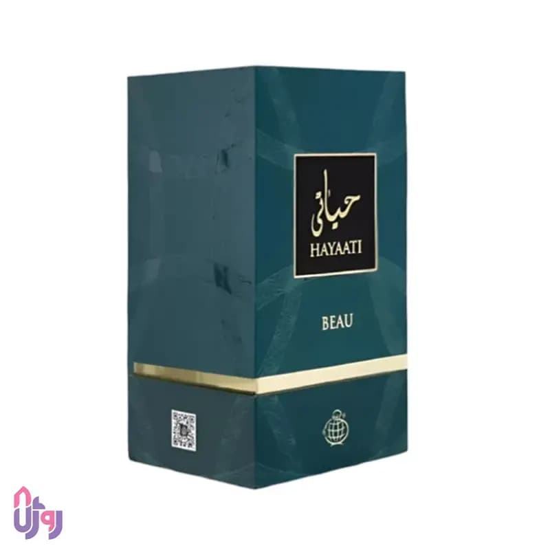 عطر ادوپرفیوم مردانه فراگرنس ورد Fragrance World مدل حیاتی بیو Hayaati Beau حجم 100 میلی‌لیتر — تصویر ۶