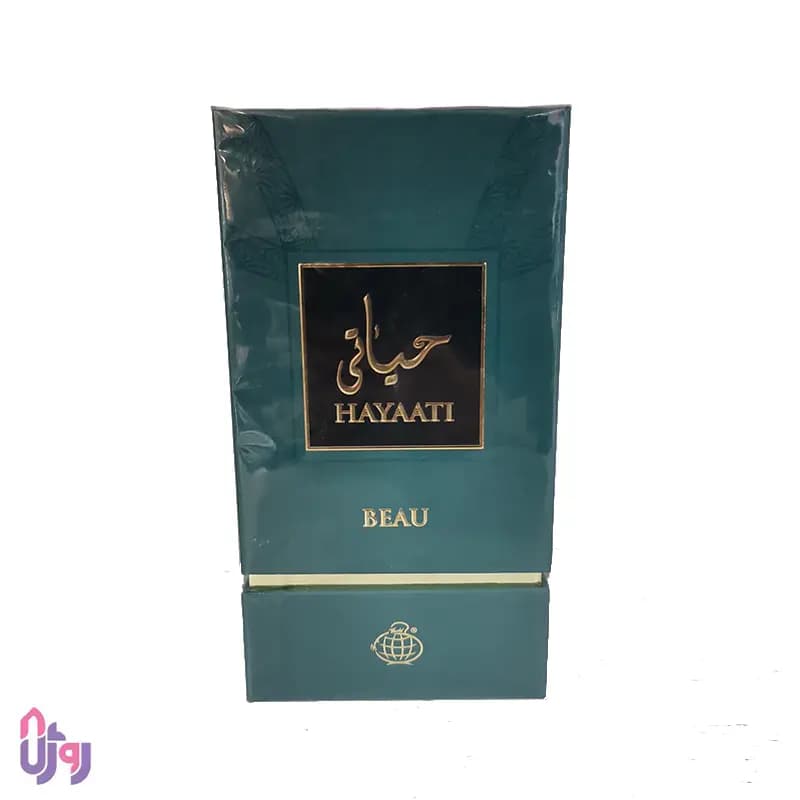 عطر ادوپرفیوم مردانه فراگرنس ورد Fragrance World مدل حیاتی بیو Hayaati Beau حجم 100 میلی‌لیتر — تصویر ۴
