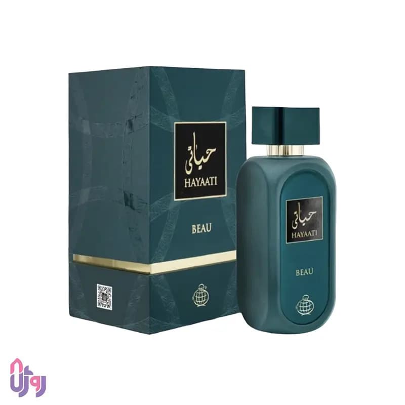 عطر ادوپرفیوم مردانه فراگرنس ورد Fragrance World مدل حیاتی بیو Hayaati Beau حجم 100 میلی‌لیتر — تصویر ۹