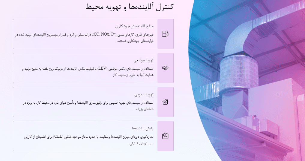 پاورپوینت ایمنی جوشکاری و برشکاری گرم — تصویر ۲