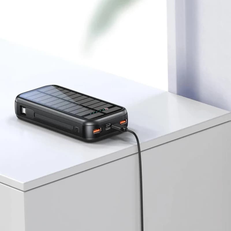 پاوربانک خورشیدی گرین لاین مدل PD20W SOLAR2 ظرفیت 16000 mAh — تصویر ۴