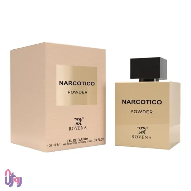 عطر ادوپرفیوم زنانه روونا Rovena مدل نارکوتیکو پودر Narcotico Powder حجم 100میلیلیتر — تصویر ۳