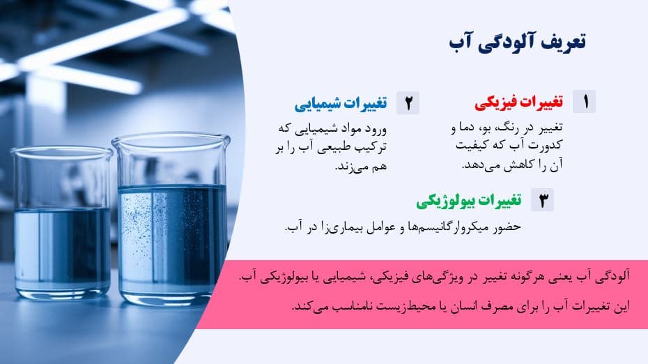 پاورپوینت آلودگی آب، بحران جهانی — تصویر ۳