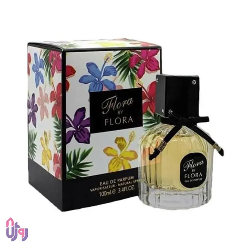 عطر ادو پرفیوم زنانه فراگرنس ورد Fragrance World مدل فلورا بای فلورا Flora by Flora حجم 100میلی‌لیتر — تصویر ۹