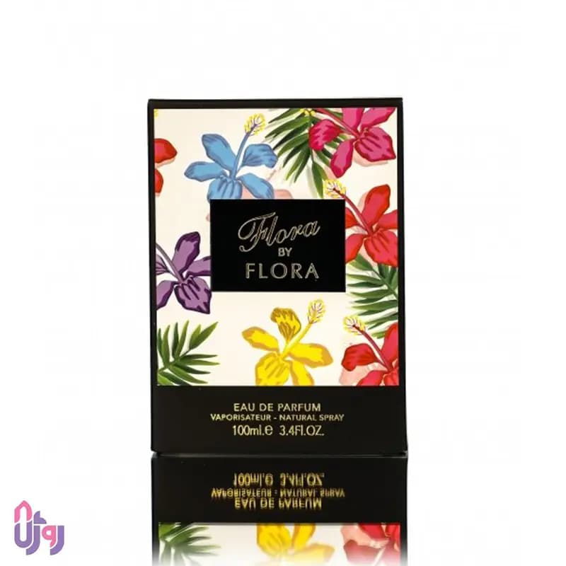 عطر ادو پرفیوم زنانه فراگرنس ورد Fragrance World مدل فلورا بای فلورا Flora by Flora حجم 100میلی‌لیتر — تصویر ۴