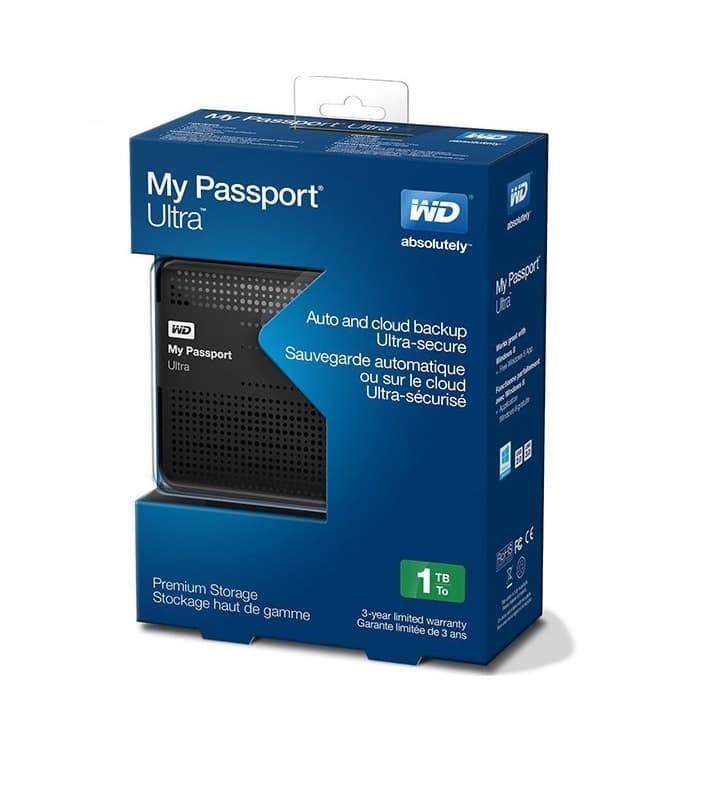 هارد اکسترنال وسترن دیجیتال پک شده 1TB