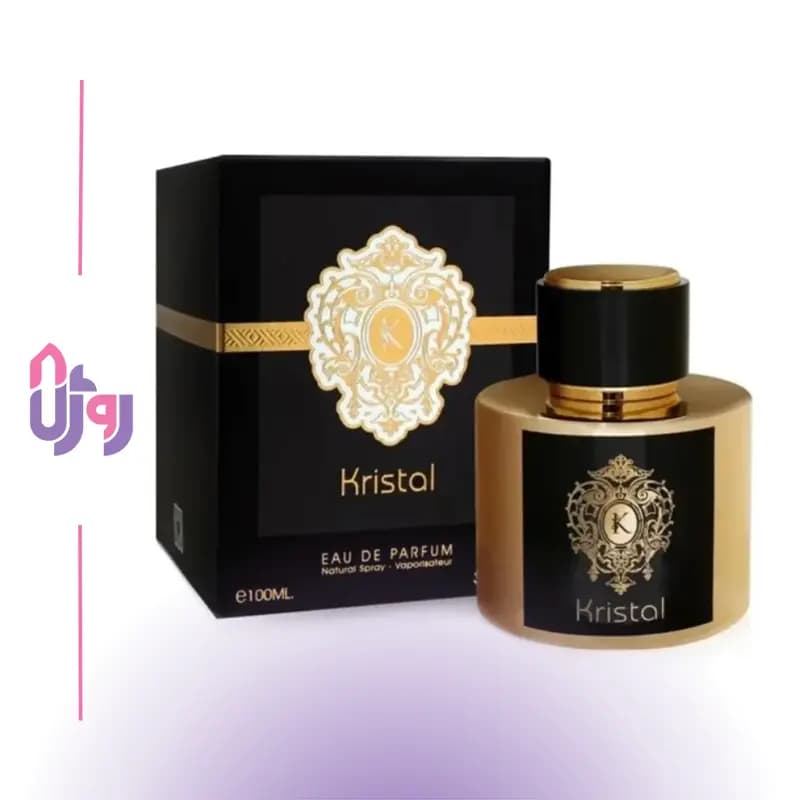 عطر ادو پرفیوم یونیسکس فراگرنس ورد Fragrance World مدل کریستال Kristal حجم 100 میلیلیتر — تصویر ۲