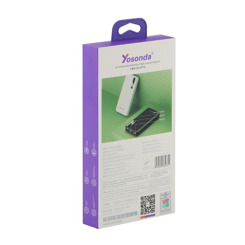 پاوربانک یوسوندا ظرفیت 10000mAh مدل YXD-A169 — تصویر ۴