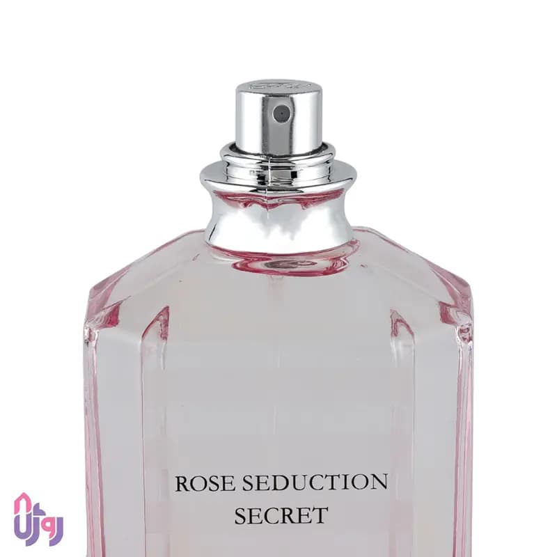 عطر ادوپرفیوم زنانه فراگرنس ورد Fragrance World مدل رز سداکشن سکرت Rose Seduction Secret حجم 100 میلی‌لیتر — تصویر ۵