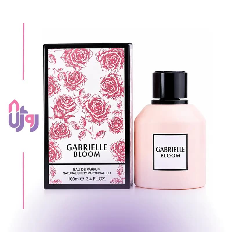 عطر ادوپرفیوم زنانه فراگرنس ورد Fragrance World مدل گابریل بلوم Gabrielle Bloom حجم 100 میلی‌لیتر