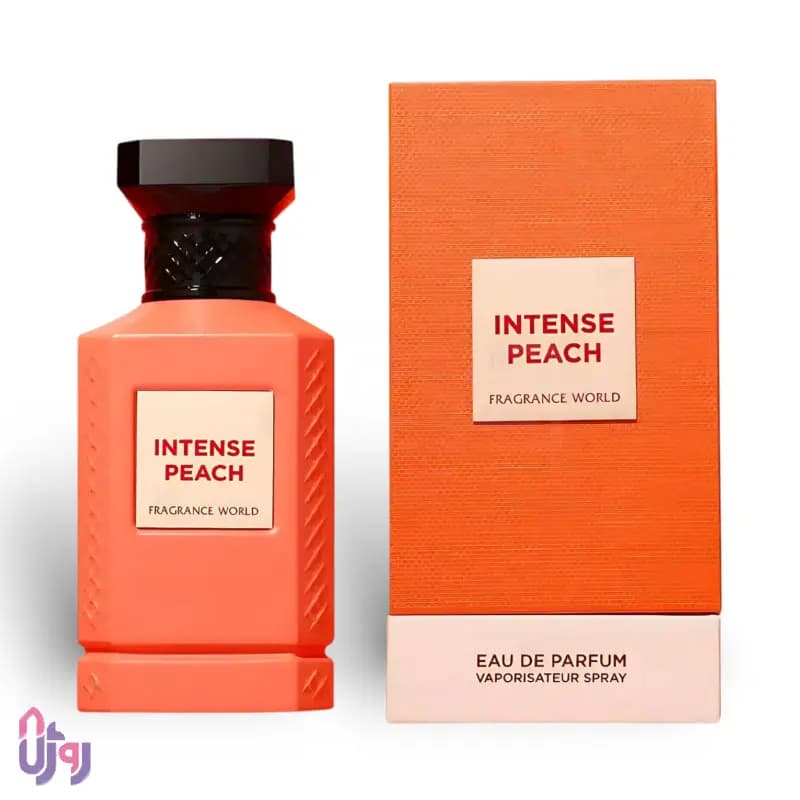 عطر ادوپرفیوم فراگرنس ورد Fragrance World مدل اینتنس پیچ Intense Peach حجم 80 میلی‌لیتر — تصویر ۶