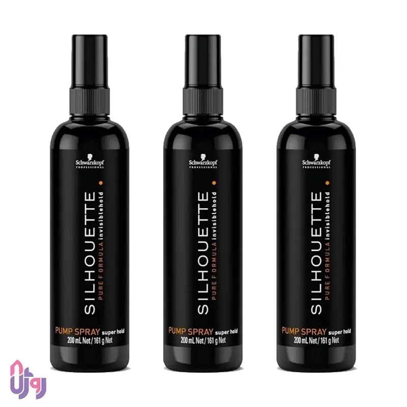اسپری حالت دهنده مو شوارتسکف پروفشنال Schwarzkopf Professional مدل اسپری پمپی سیلوئت فوق‌قوی Silhouette Pump Spray Super Hold حجم 200ml — تصویر ۷