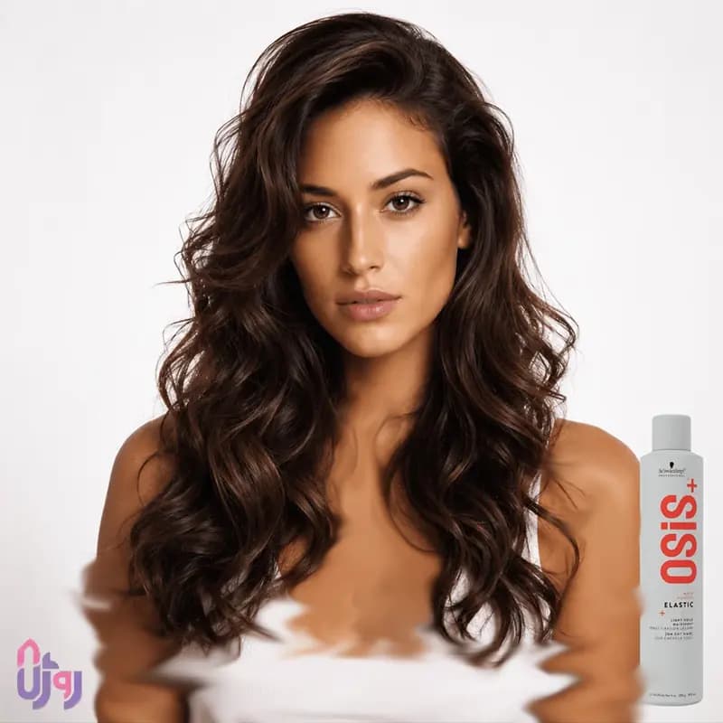 اسپری مو شوارتسکف پروفشنال Schwarzkopf Professional مدل فیکس متوسط مو OSiS+ Elastic Medium Hold Hairspray حجم 500 میلی‌لیتر — تصویر ۶