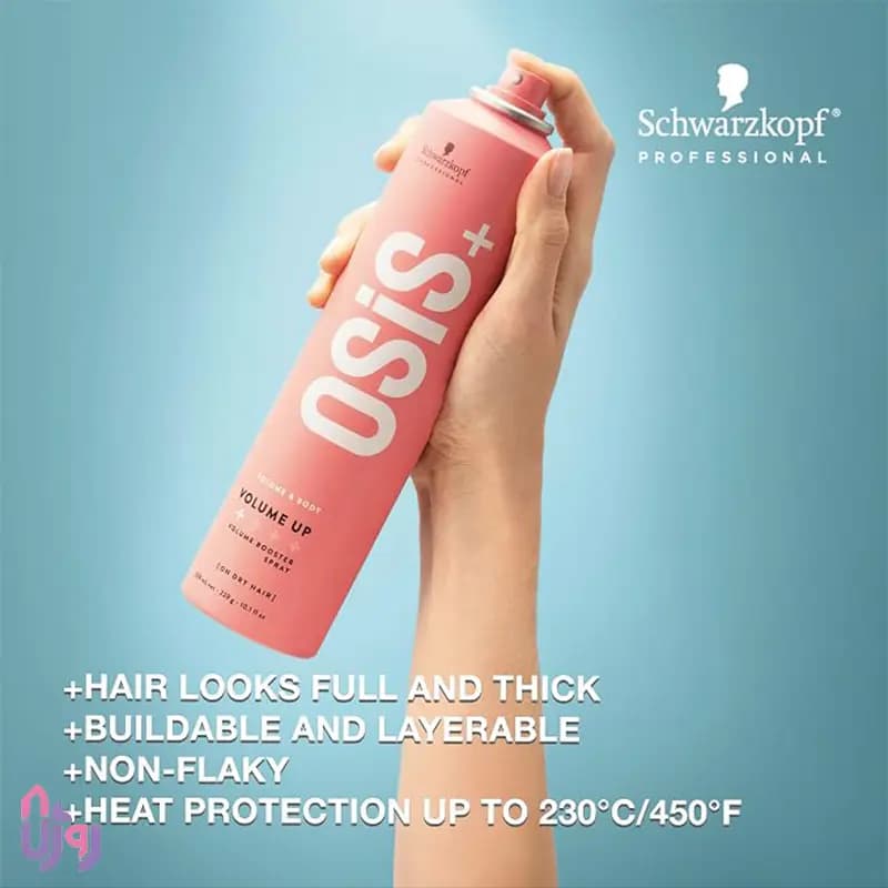 اسپری حجم دهنده مو شوارتسکف پروفشنال Schwarzkopf Professional مدل ولوم آپ OSiS+ Volume Up Volume Booster Spray حجم 300 میلی‌لیتر — تصویر ۸