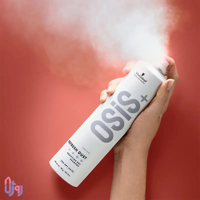 شامپو خشک حجم دهنده شوارتسکف پروفشنال Schwarzkopf Professional مدل رفرش OSiS+ Refresh Dust Bodifying Dry Shampoo حجم 300 میلیلیتر — تصویر ۵